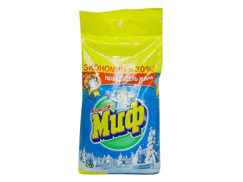 Миф 9 кг. Порошок &quot;миф&quot; автомат 9кг. миф автомат 9 кг. порошок миф 9 кг. стиральный порошок автомат 9 кг.