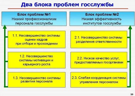 Проблемы государственного управления