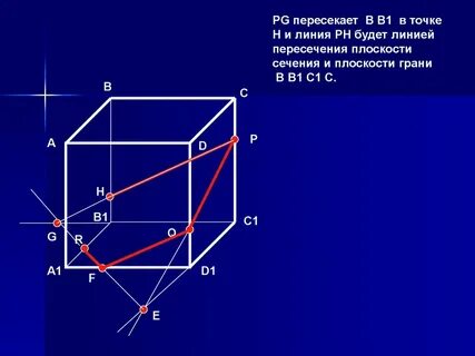 Пересечение параллелепипеда
