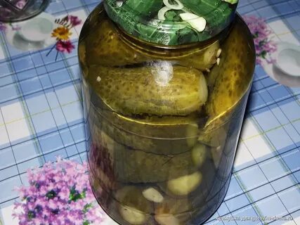 Огурцы маринованные вареные