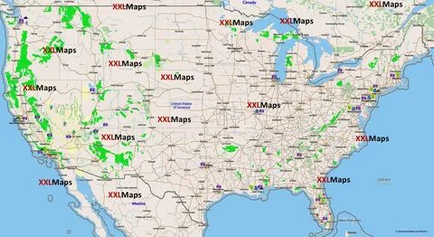 Крупнейшие города сша на карте