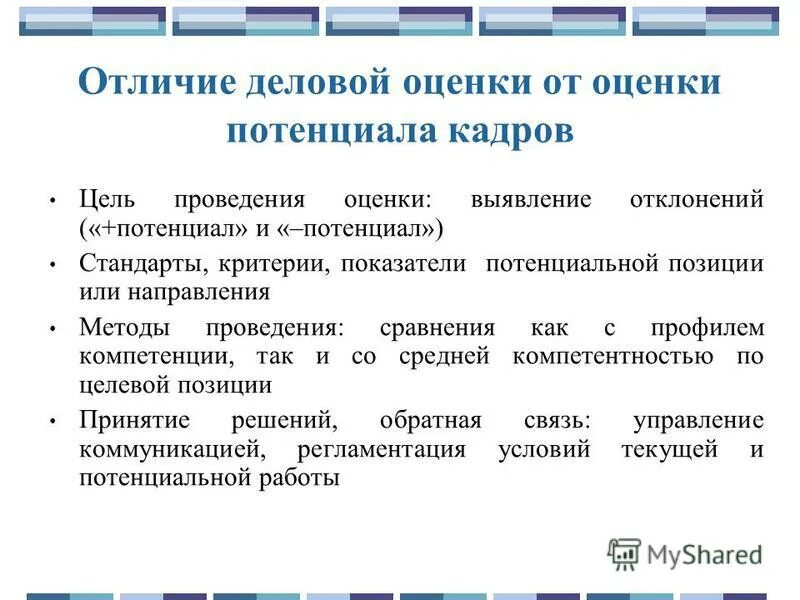 Термин потенциальный. Понятие потенциала. Оценка потенциала проекта. Управление кадровым потенциалом. Отличие деловой игры.