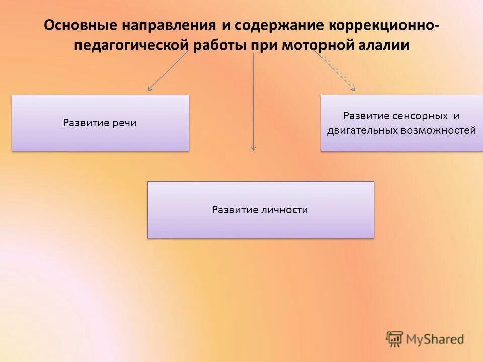 Направления коррекционно педагогической работы. Направления коррекционнопедаггогической работы. Этапы работы при моторной алалии. Этапы коррекционной работы при моторной алалии. Принципы коррекционно-педагогической работы по преодолению алалии.