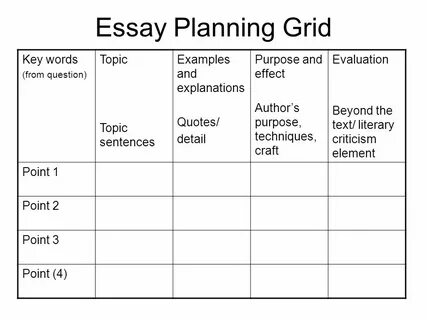 Essay words