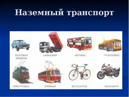 Виды транспорта в магазинах