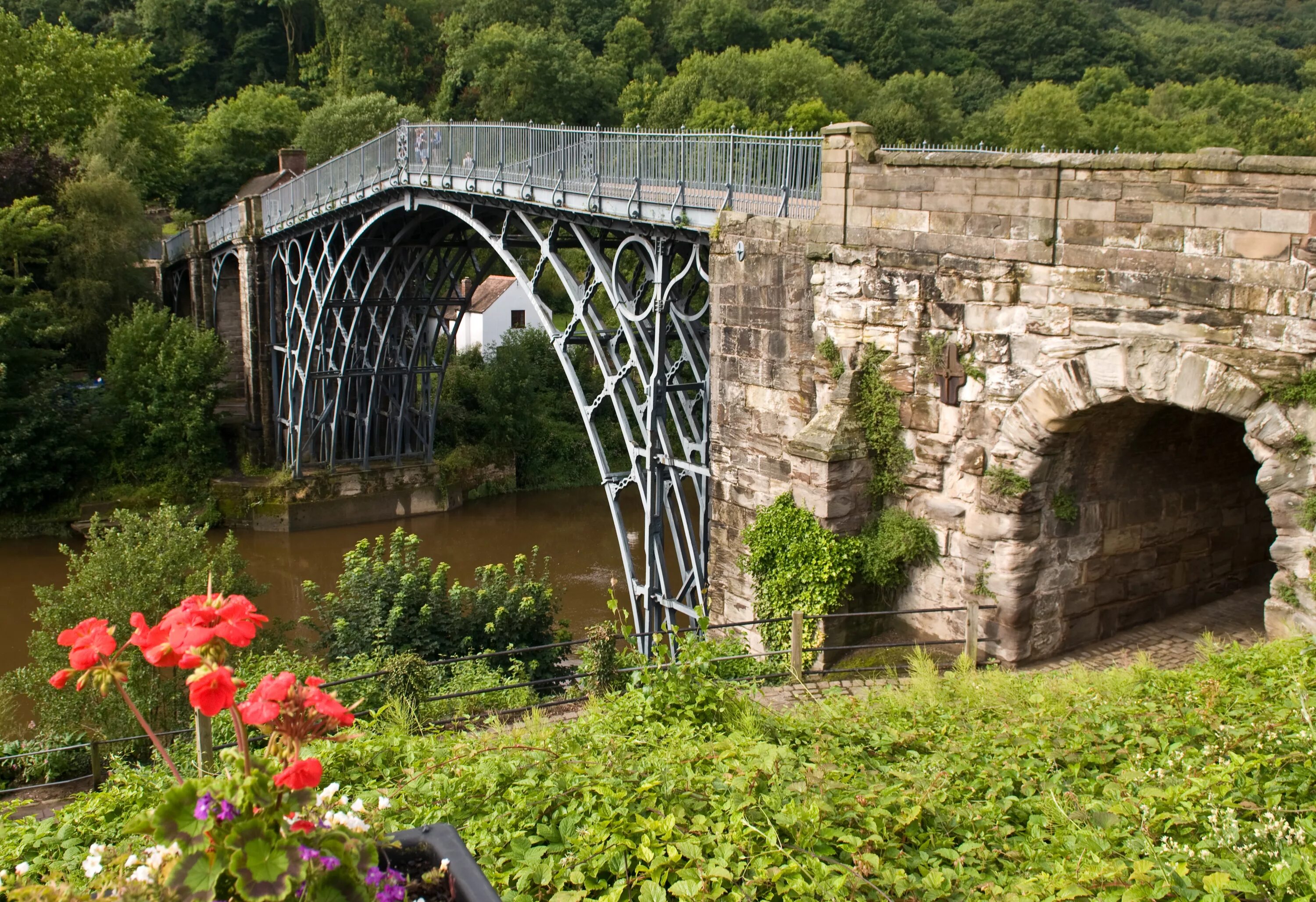 The first bridge was