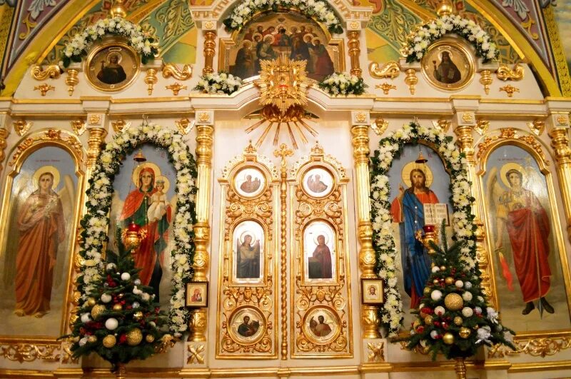 чем украшали храмы. дивеевский монастырь храм рождества христова.
