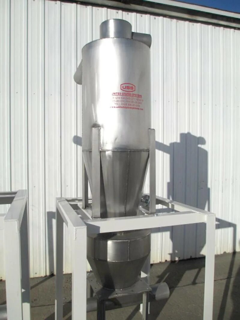 Циклон сепаратор. Cyclone separator. прерыватель вихрей (vortex breaker) сепаратор.
