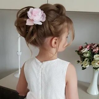 детские выпускные прически на средние волосы