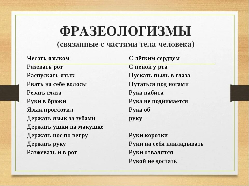 Фразеологизмы 4 класс впр. Что такое фразеологизм в русском языке. Фразеологизмы с частями тела. Фразеологизмы список. Фразеологизмы примеры.