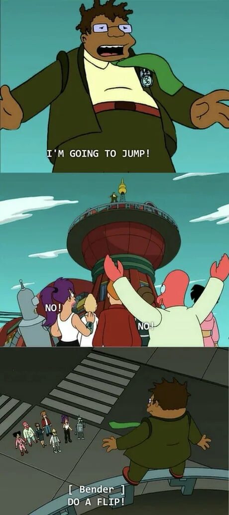 Is going to jump
