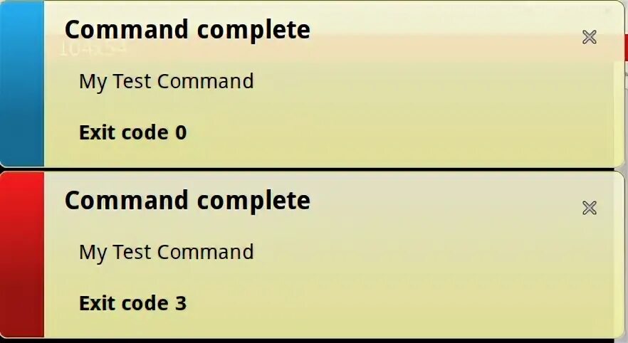 Test command