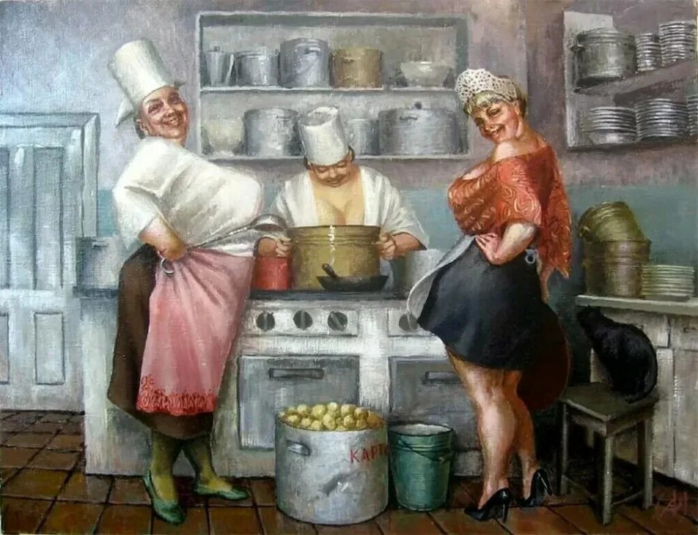 В бане с тетей таней