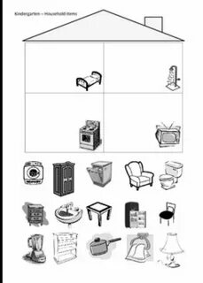 My house worksheets for kids