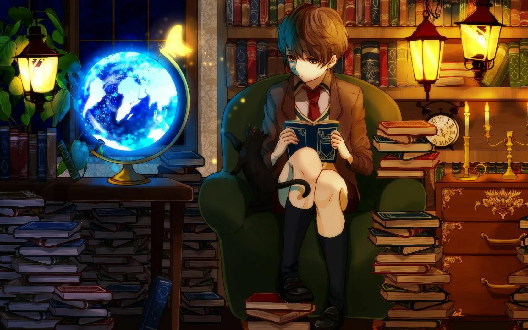 I to the library tomorrow
