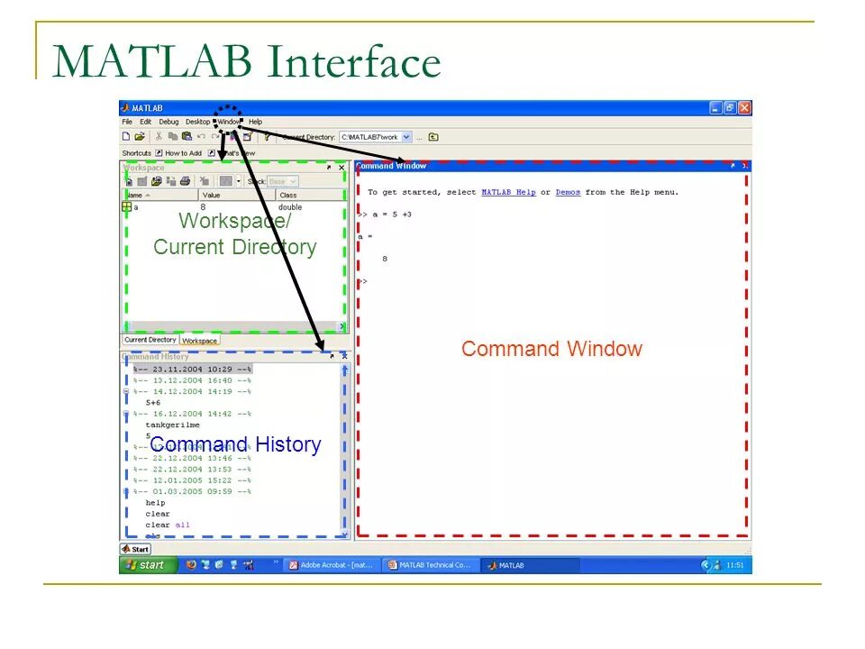 Матлаб окна. Matlab интерфейс. mathlab интерфейс. окно матлаб.