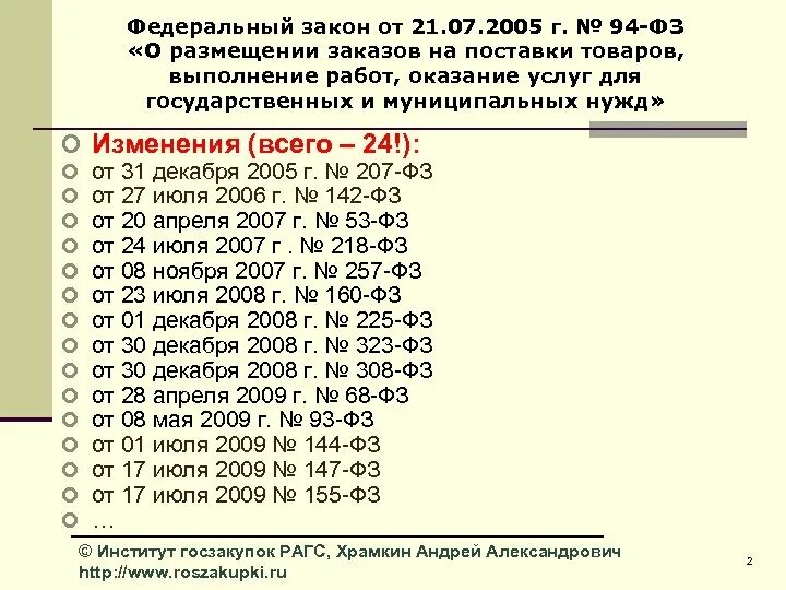 Федеральный закон 305 фз от 02.07 2021. Федеральный закон 94. Федеральный закон о размещении заказов на поставки. Федеральный закон 94-ФЗ 2005 года. ФЗ 94 название.