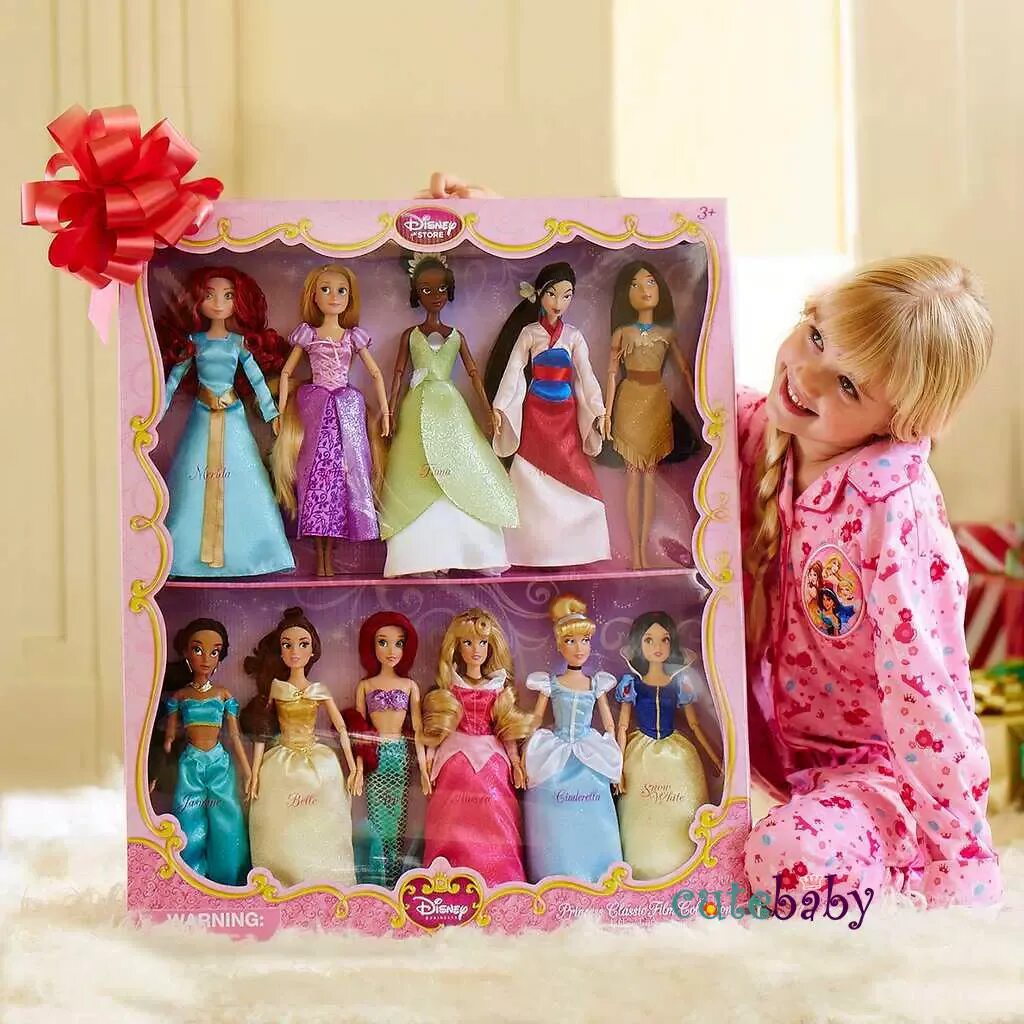 Большой набор кукол. Набор принцессы Disney Store. 12 Кукол Disney Princess. Набор кукол принцессы Диснея. Поющие куклы Дисней стор принцессы 40 см.