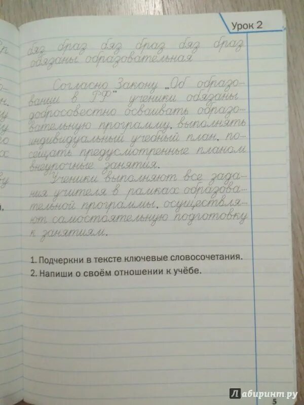 Иллюстрация 8 из 10 для Русский язык. 1 класс. Чистописание. Тетрадь-тренажер - 