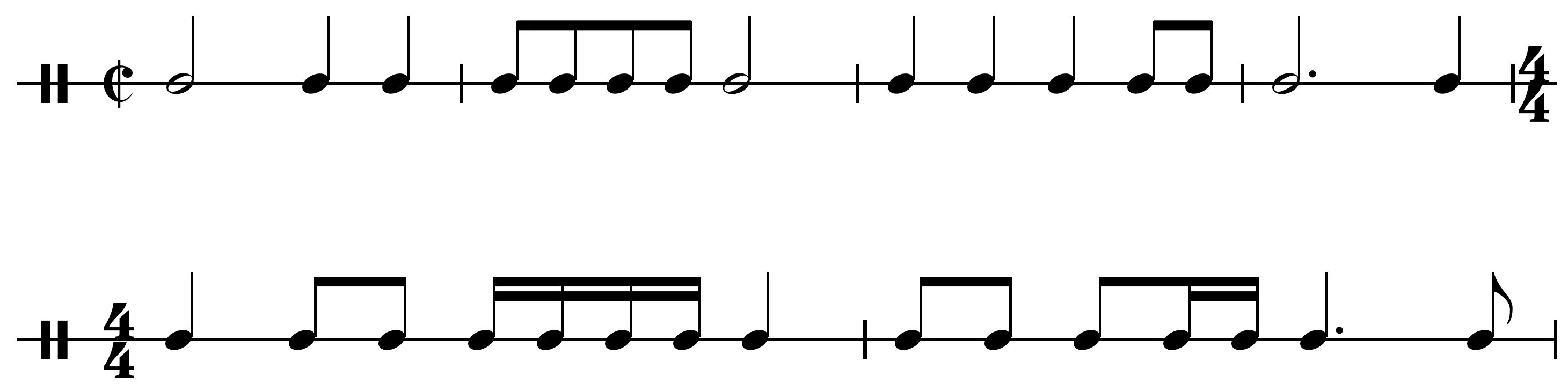 Музыка 4 на 4 почему. Ритмический рисунок 4 четверти. Ритм длительности нот ритмические упражнения. Ритмические рисунки в размере 4/4. Ритмический рисунок на 4/4 8 тактов.