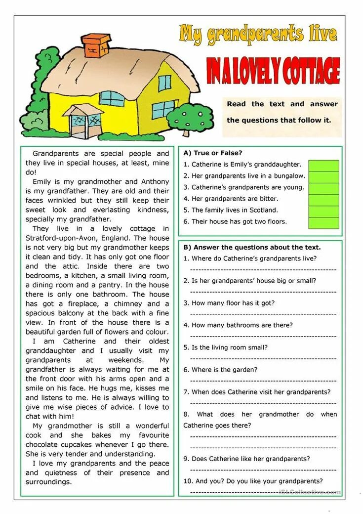 Дом Worksheets. Тексты Worksheets. Reading Comprehension английский. My House топик. My house текст