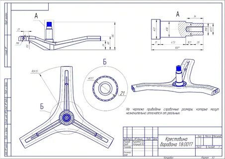 Замена крестовины барабана стиральной