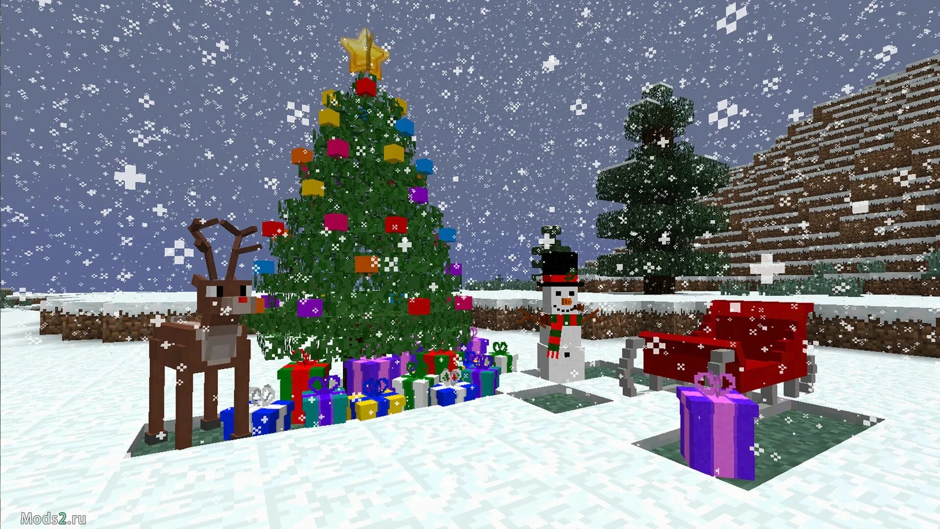 Новогодние украшения в майнкрафте. Fairy lights мод майнкрафт. 12. 12. Мод на новый декор.