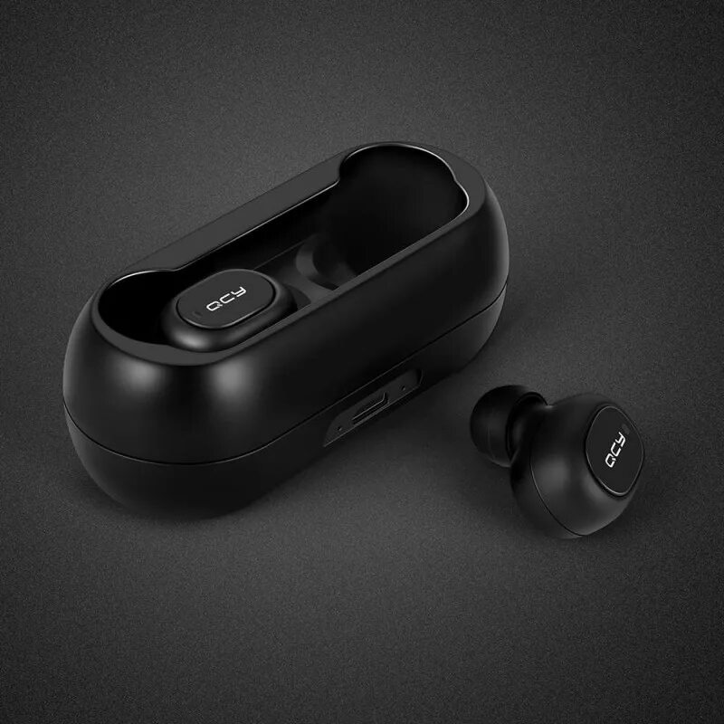 Кнопка tws. Наушники tws qcy t1c. беспроводные наушники qcy t1c black. наушники xiaomi qcy t1c. xiaomi qcy t1c tws bluetooth earphone.