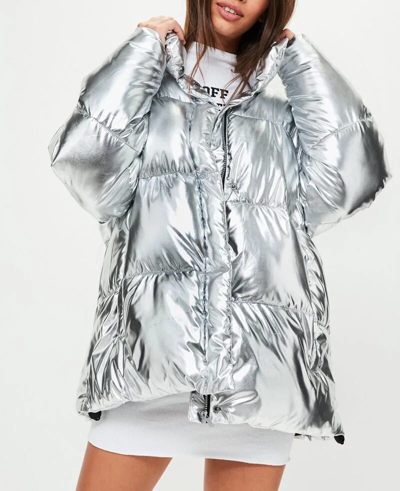Пуховик с блеском. Taifun Silver Mink Metallic куртка. Куртка металлик Zara. Куртка металлик Mohito. Peggy ho куртка серебряная.