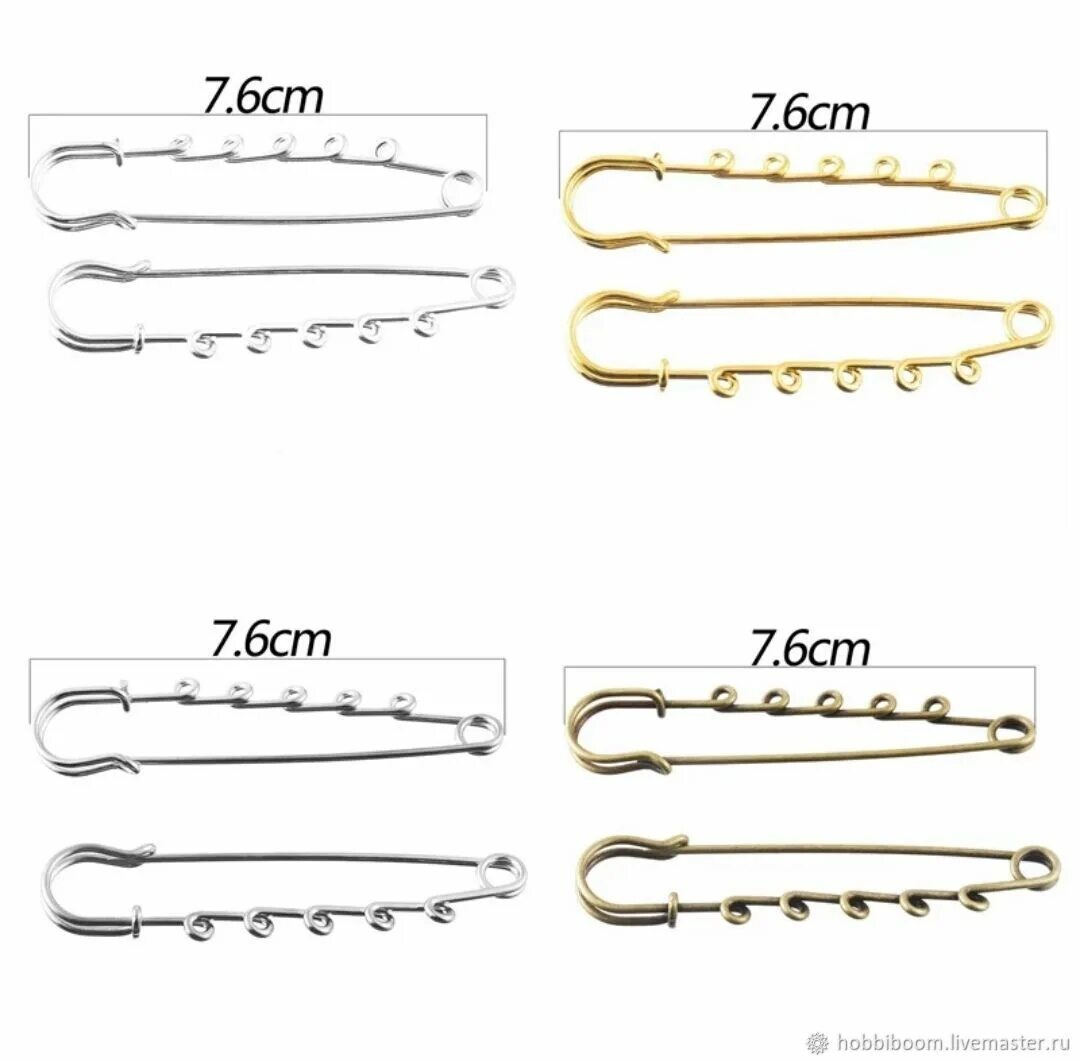 Размеры булавок. Большие булавки. Булавка страховочная. Булавки английские blitz, набор 125 шт. , размер 0-4, никелированные, блистер.