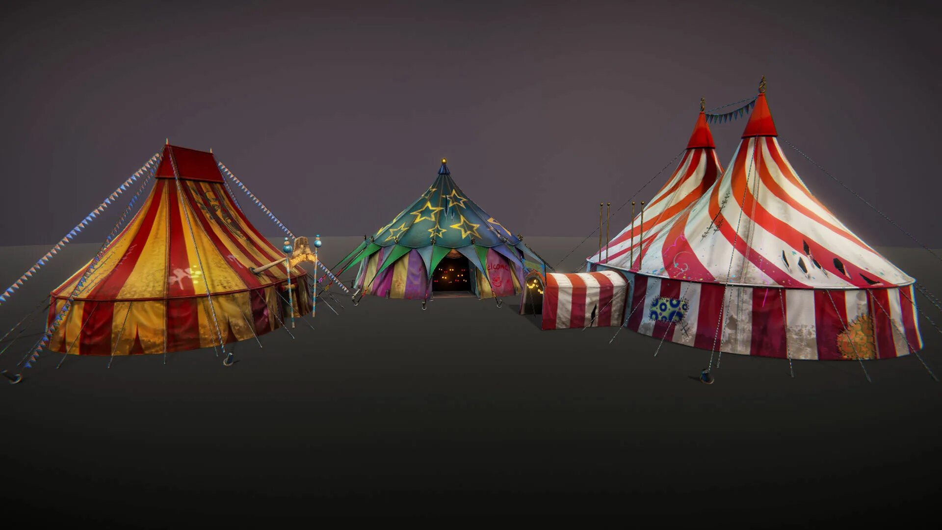 Digital circus 3d models