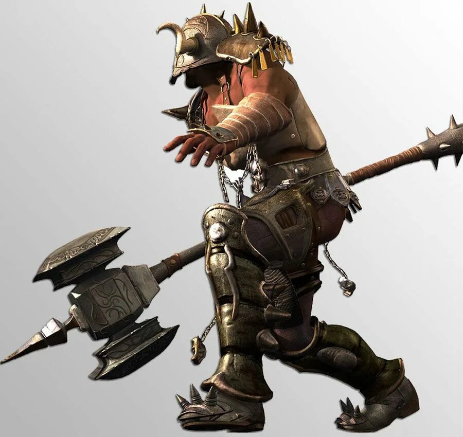 Воин фэнтези. Hammer miniatures. Кузнец воин. Hammer warriors. Воин с булавой.