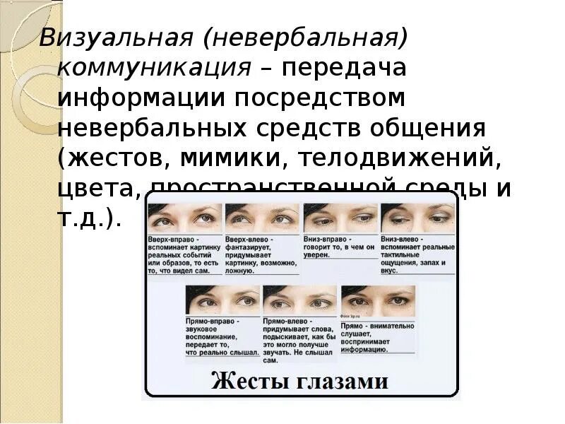 Невербальное общение сколько. Невербальная коммуникация. Вербальная и визуальная коммуникация. Невербальные средства общения мимика жесты. Визуальные невербальные средства общения.