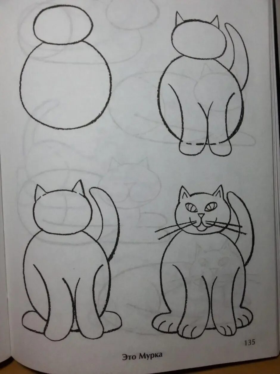 Как нарисовать кошку 2 класс