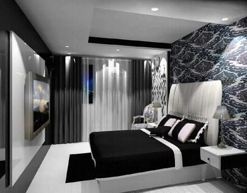 дизайн в черно белых тонах. черно белый интерьер. черно белый интерьер. черно белая спальня. черно белая спальня.