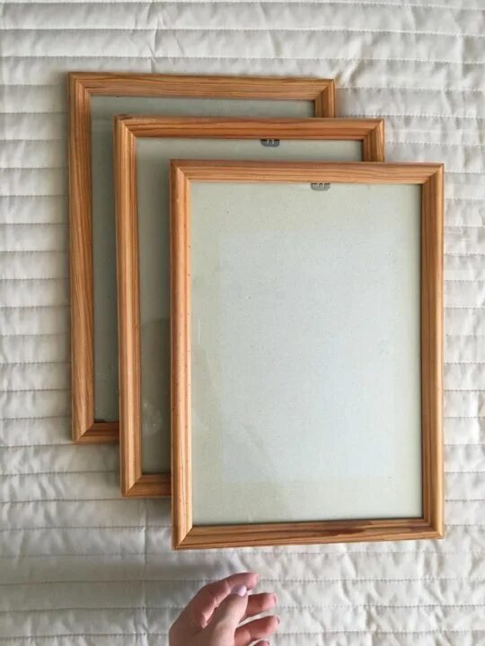 Mahogany Photo Picture Frame Walnut Wood Effect Gold Inline eBay