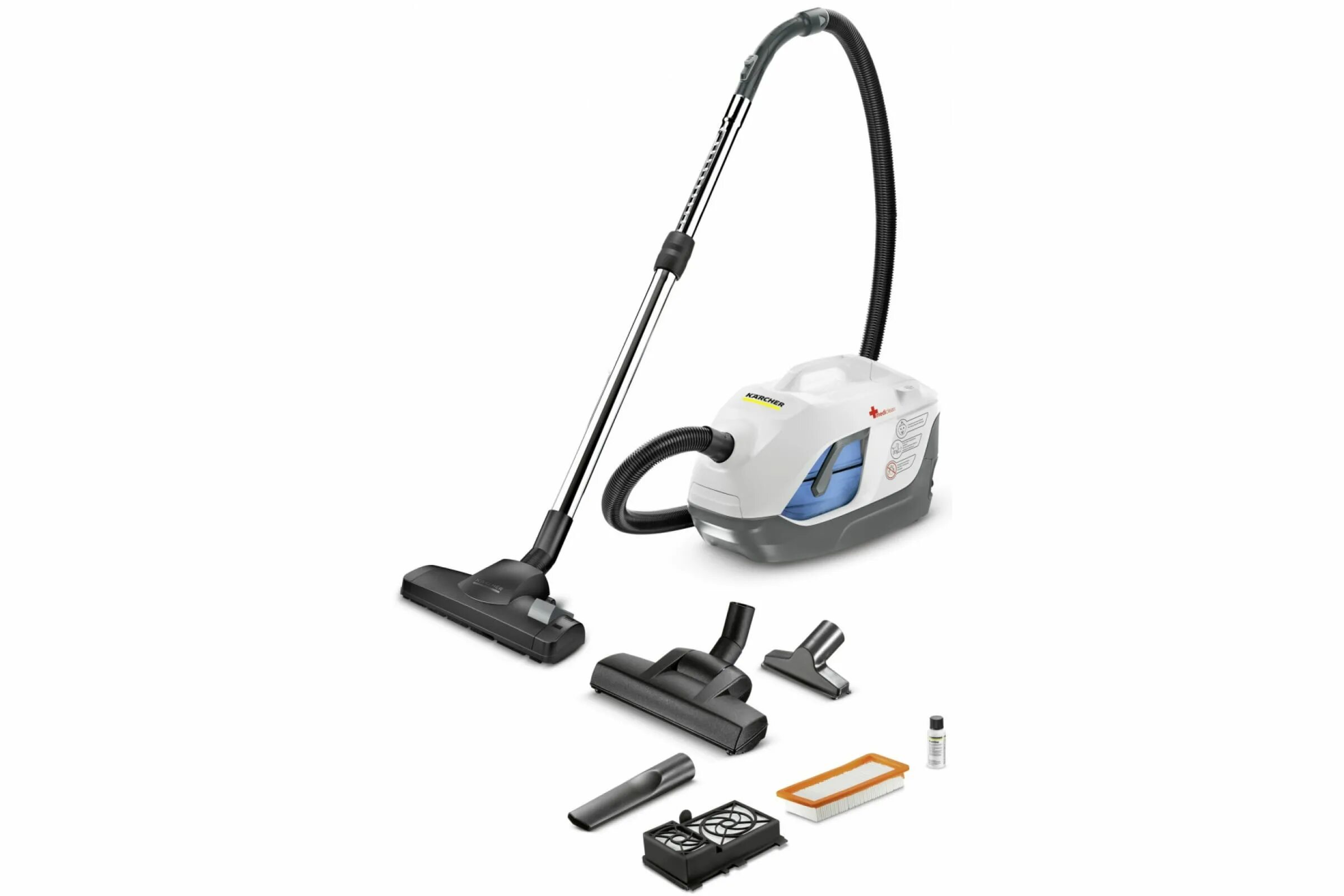 Karcher DS 6 Premium Mediclean. Пылесос Karcher DS 6.000 Mediclean. Пылесос Karcher DS 6 Premium Plus. Пылесос з аквафильтром Karcher DS 6 Premium (650 Вт, бак 2 л, 7.5 кг.) РЦ.