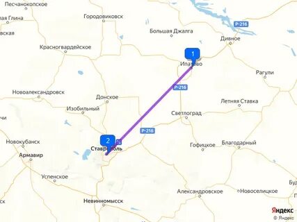 Расстояние курская ставропольский