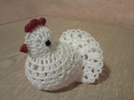 Как связать курицу крючком