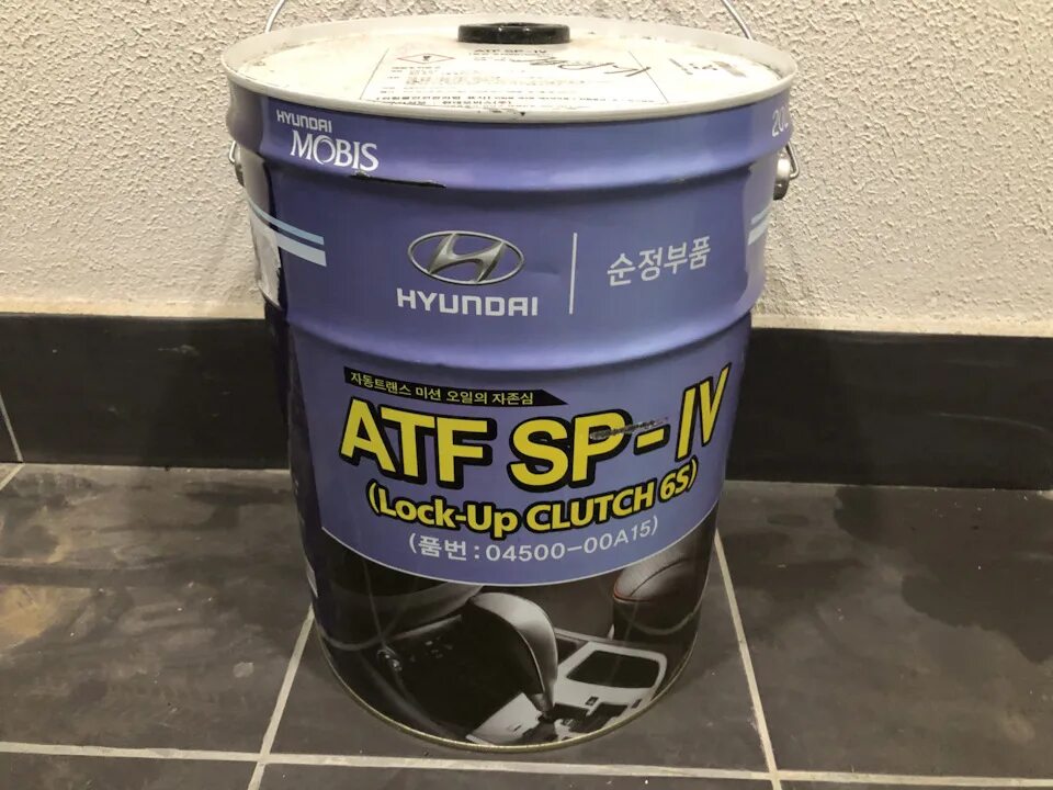 Atf sp4 kia. 0450000a15 Hyundai-Kia масло трансмиссионное ATF SP-IV АКПП 20л. ATF-SP- 04500-00a15. 0450000a15. Масло Хендай АТФ 20 литров.