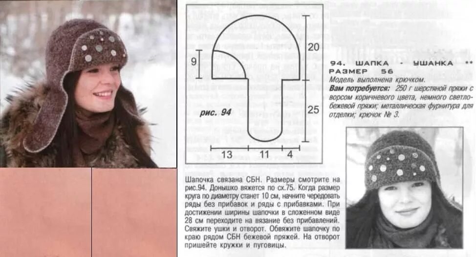 Шапки рисунком рисунок схему. Шапка ушанка женская вязаная спицами из толстой пряжи со схемами. Шапка ушанка женская спицами схема. Вязаная шапка ушанка женская спицами схема. Шапка ушанка женская схема вязания спицами.