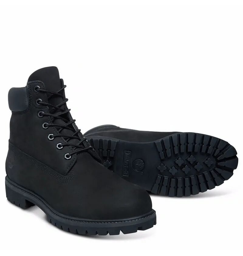 Серо черные ботинки. Timberland ботинки 6 inch Premium. Тимберленд 6 inch черные. Timberland 6" Black Nubuck Premium. Ботинки тимберленд мужские черные.