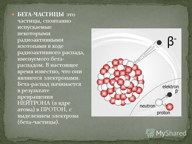 В ходе распада радиоактивного изотопа 640 45