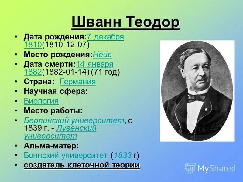 кого считают создателем клеточной теории иммунитета