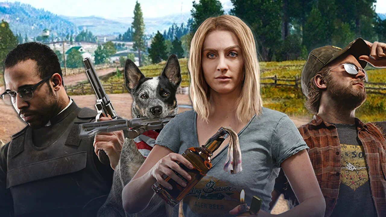 Фар край 5. Far Cry 5 Эдемщики. Far Cry 5 Постер. Бумер фар край 5. Мир фар край 5