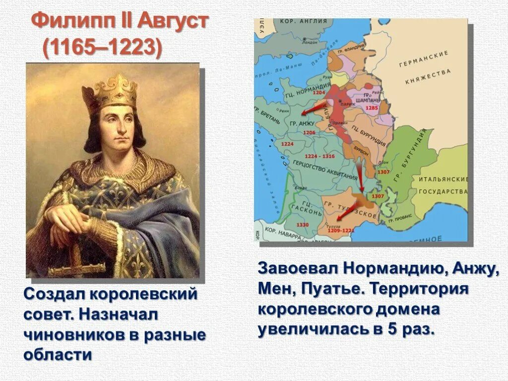 Шестой класс история как происходило объединение франции. Король филипп ii август (1165-1223).. филипп 2 август. король франции филипп ii август. филипп 2 август 1180-1223.