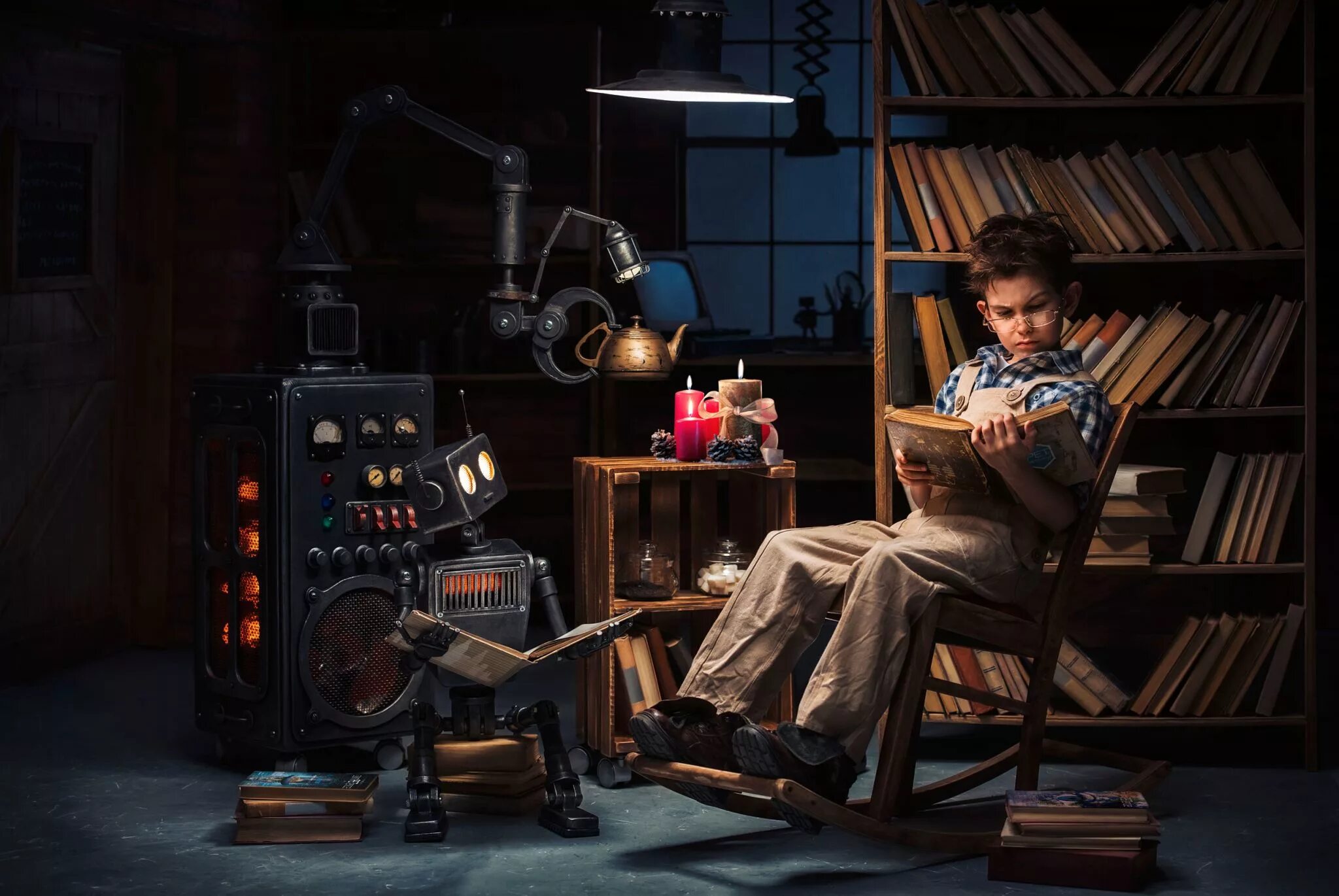 Робот читает книгу. Робот компьютер для детей. Reading robot. Reading robot. Искусственный интеллект писатель.