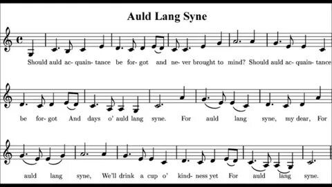 Auld lang syne