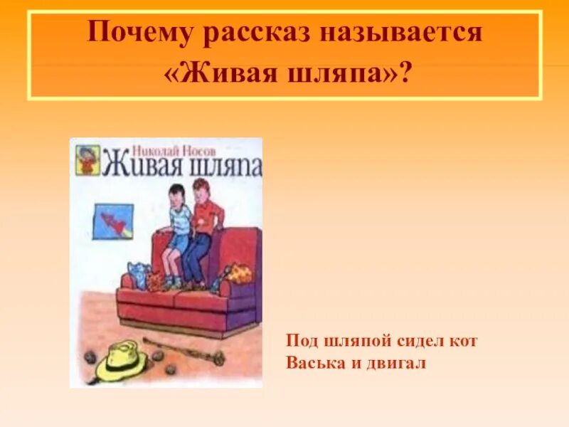 План живой шляпы Носова 2 класс. Носов Живая шляпа план. План произведения Живая шляпа. План Живая шляпа Носова.