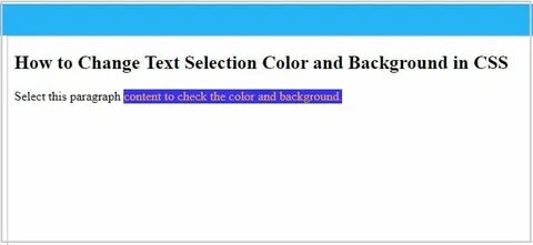 Selection текст